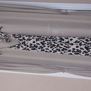 Print spaghetti strap pant jumpsuit Size 6